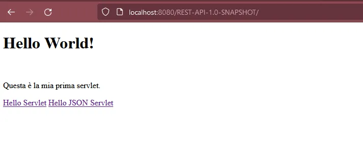 Java REST API con Docker